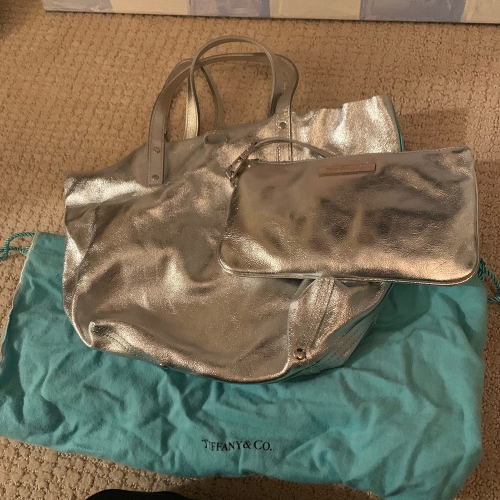 Tiffany & Co. suede tote